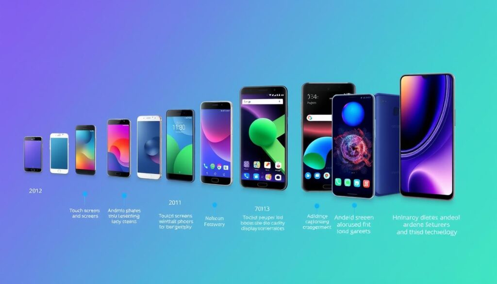 evolution of Android phone features