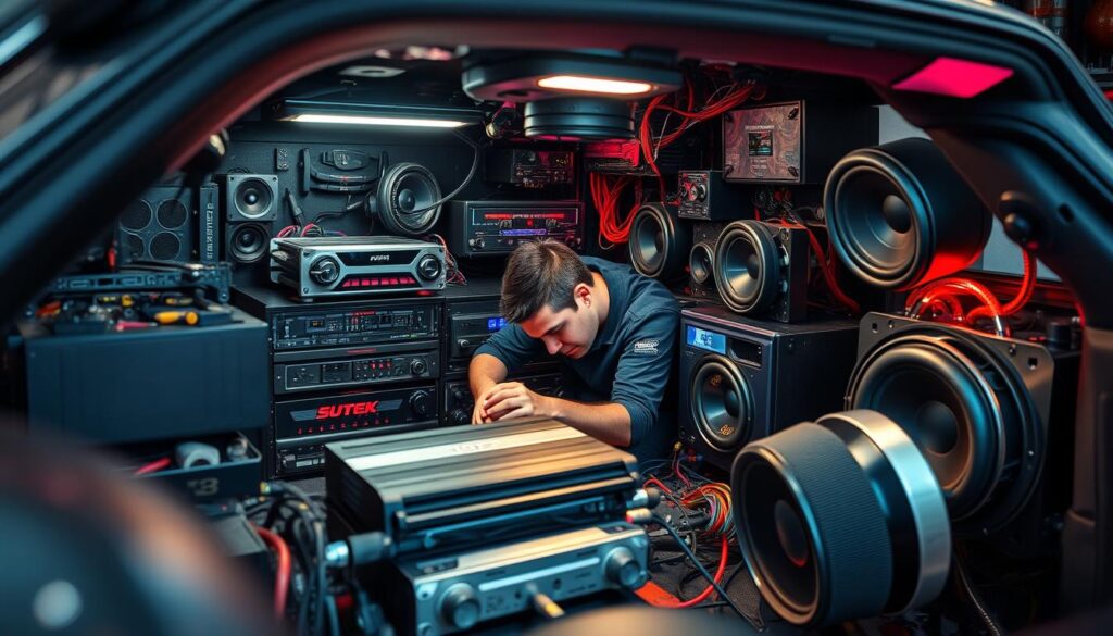 car audio installation