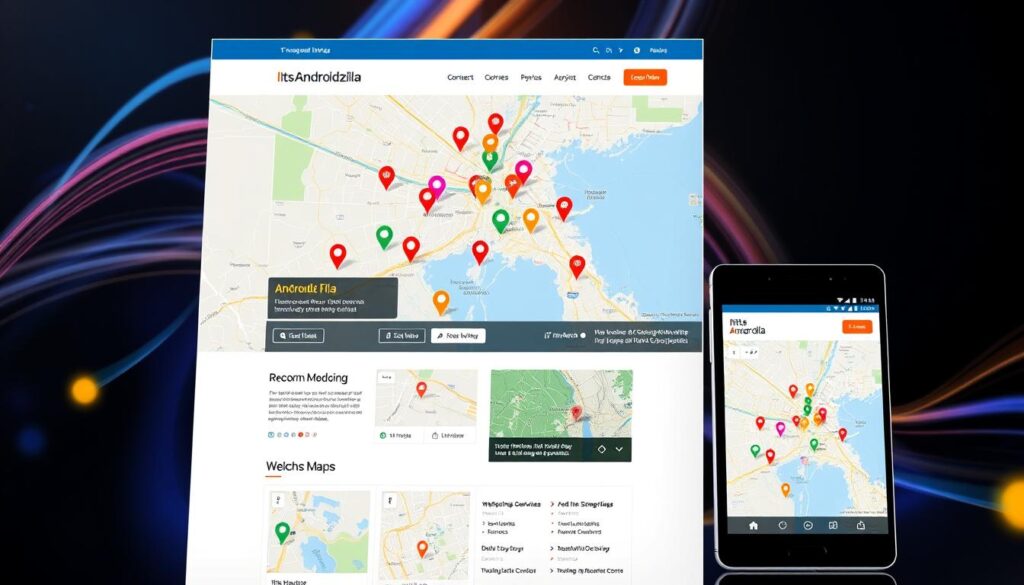 responsive design and map data visualization