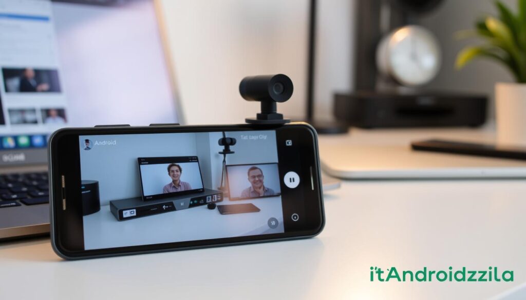 Android camera for video conferencing