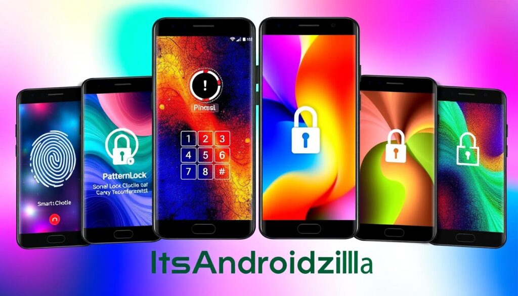 Android device lock options