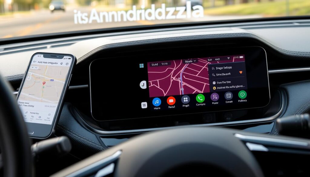 GPS app integration in Android Auto