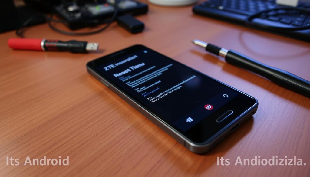 how to reset android zte phone when locked