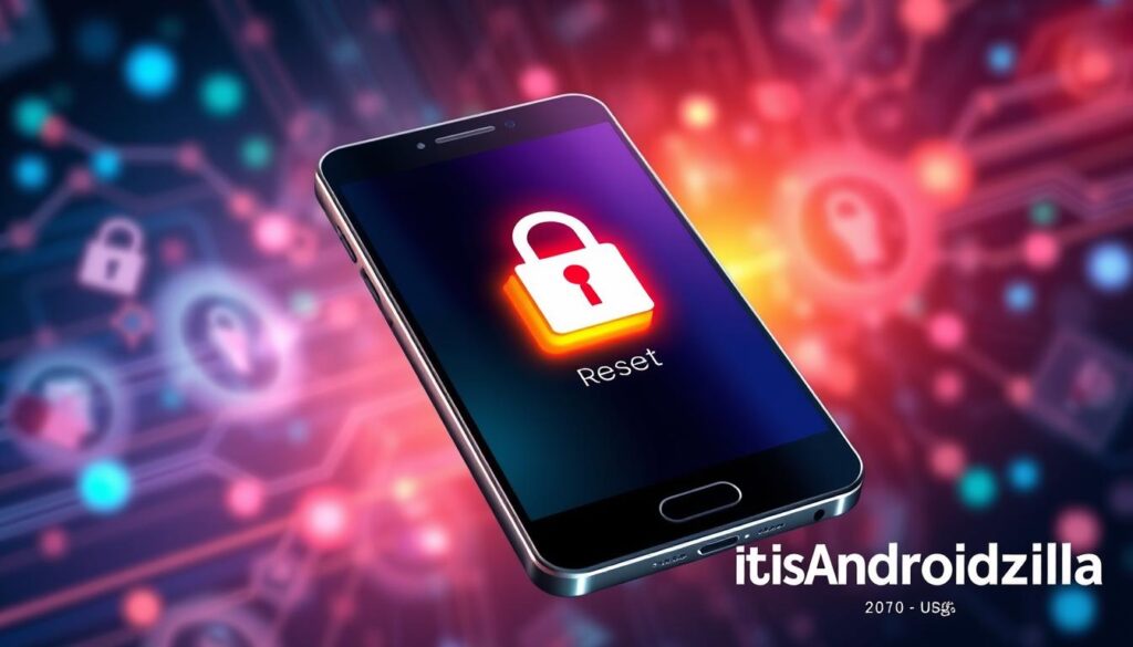 reset android lock password