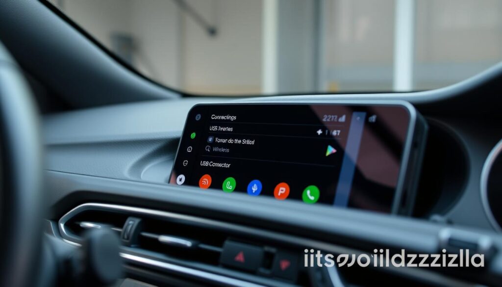 android auto connection settings