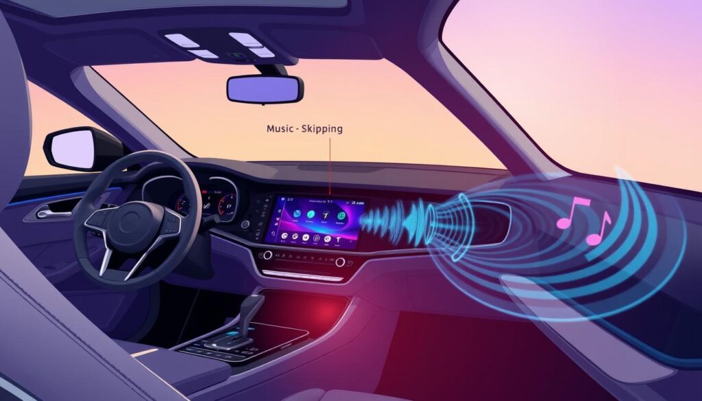 android auto music skipping solutions