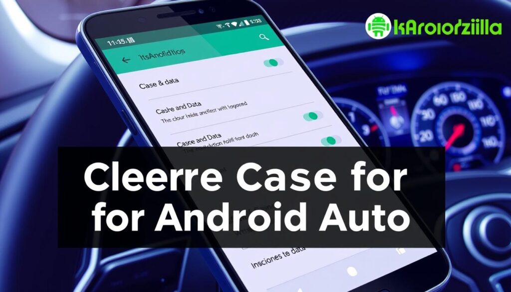 clearing cache android auto