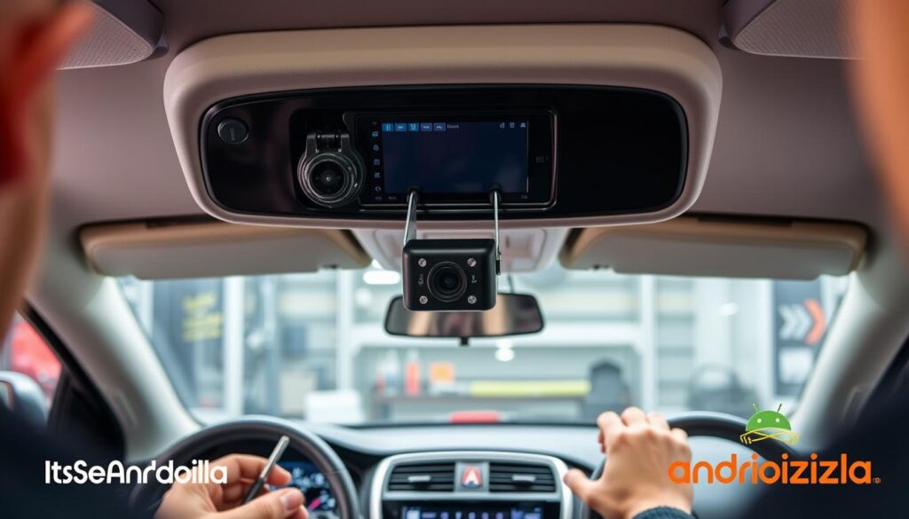 android auto backup camera installation