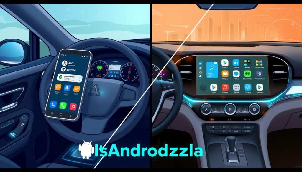 android auto vs android automotive comparison