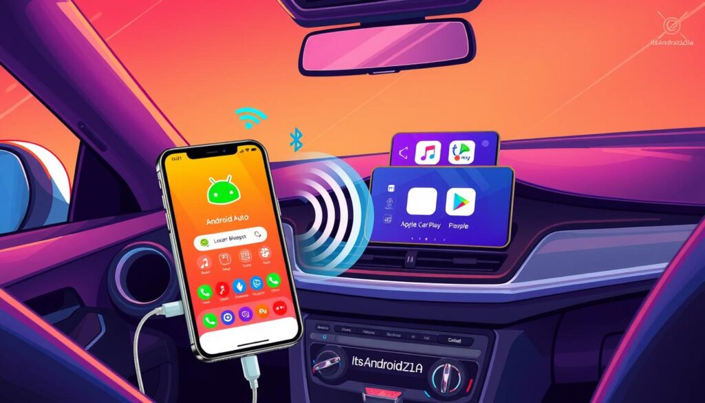 how to connect android auto to apple carplay