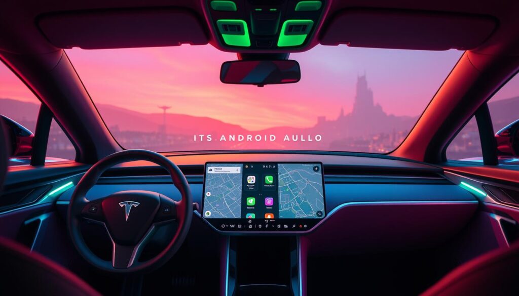 tesla android auto update