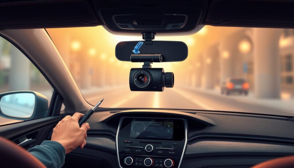 vehicle dashboard camera installation