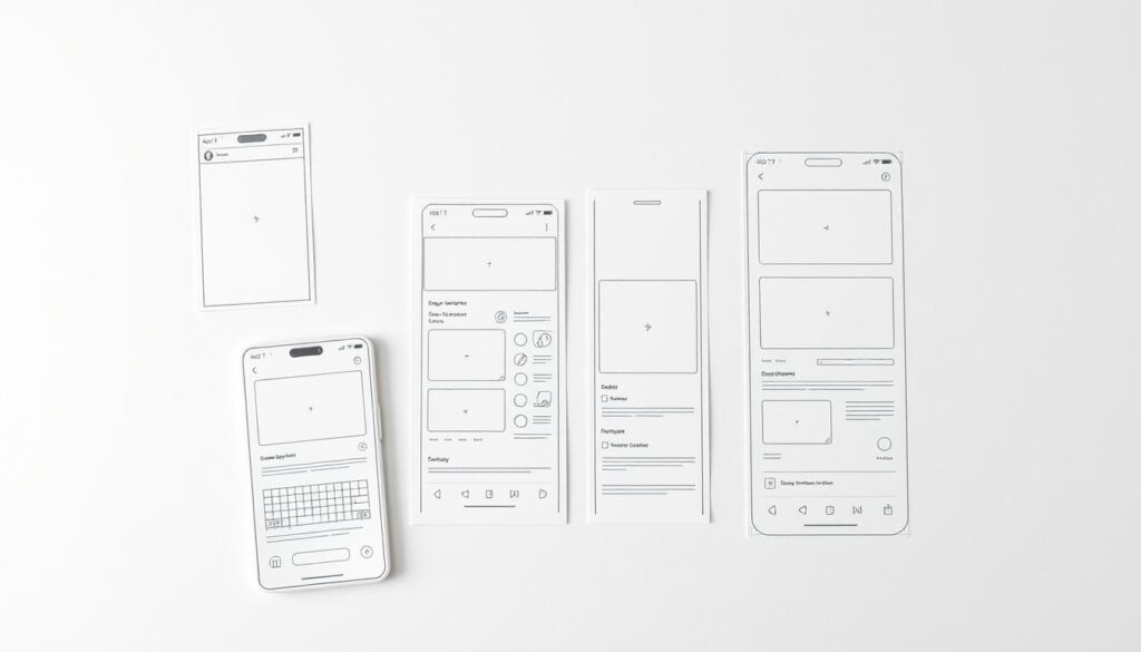 wireframes and mockups