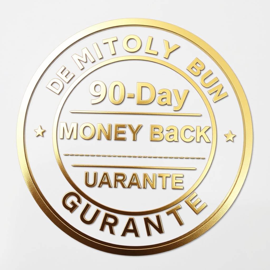 90-day money-back guarantee seal for MITOLYN 90-day money-back guarantee seal for MITOLYN