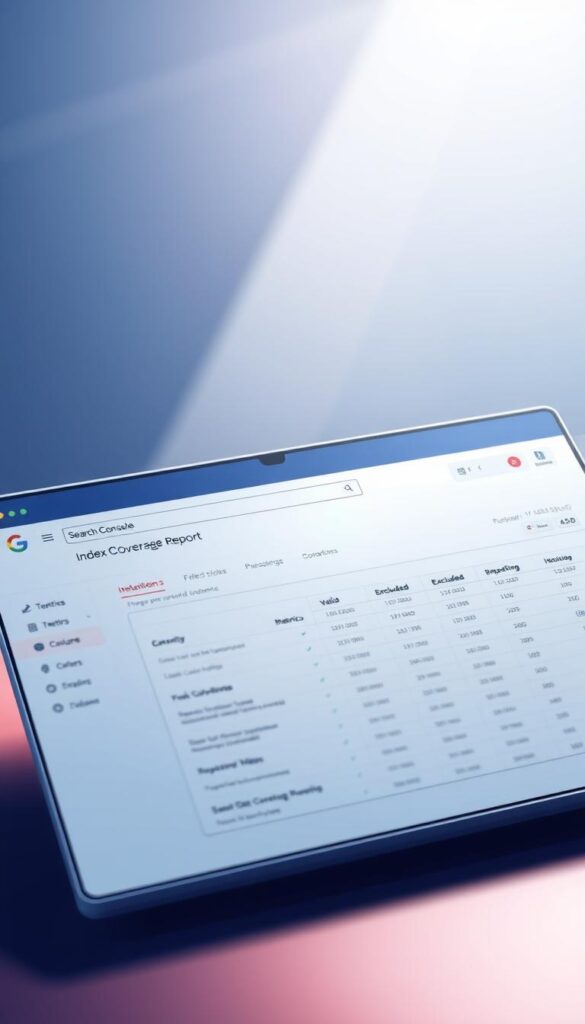 Google Search Console Index Coverage Report