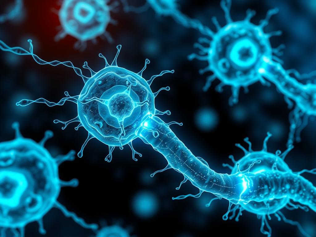 Microscopic view of mitochondria being energized by MITOLYN ingredients Microscopic view of mitochondria being energized by MITOLYN ingredients