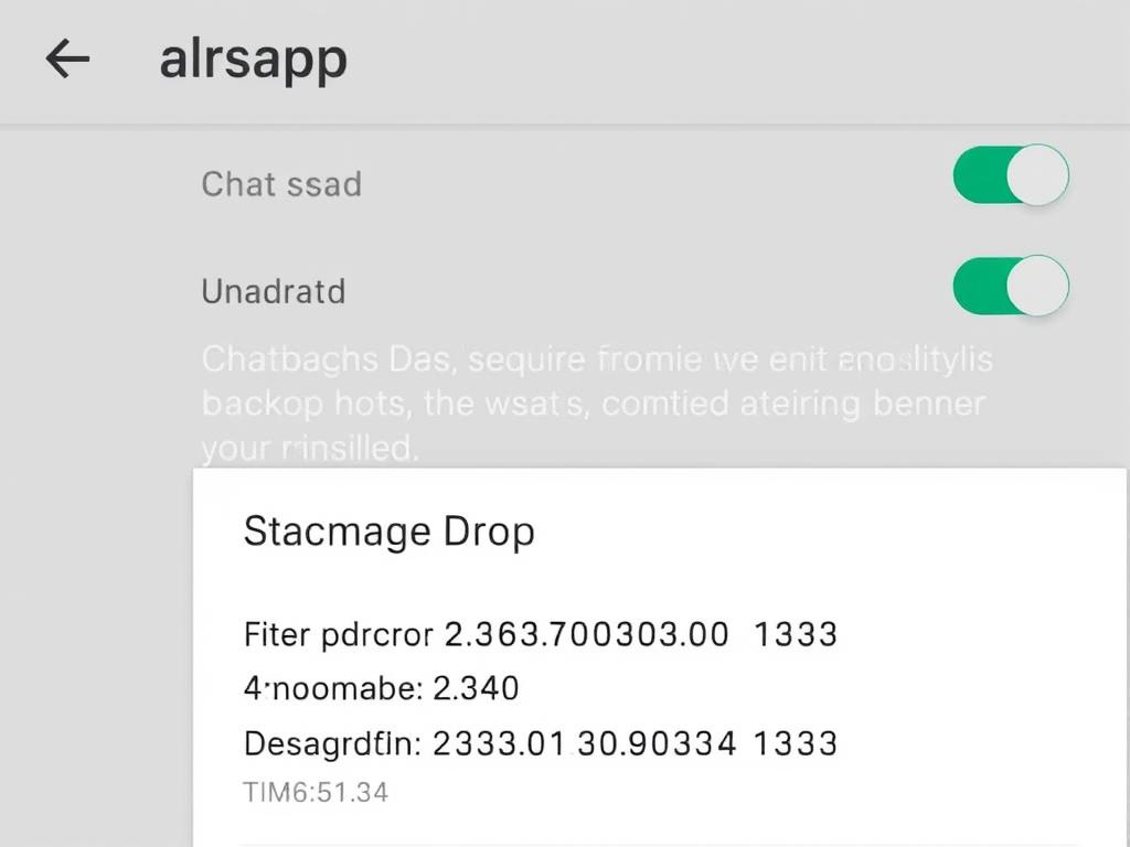 WhatsApp Google Drive backup verification screen