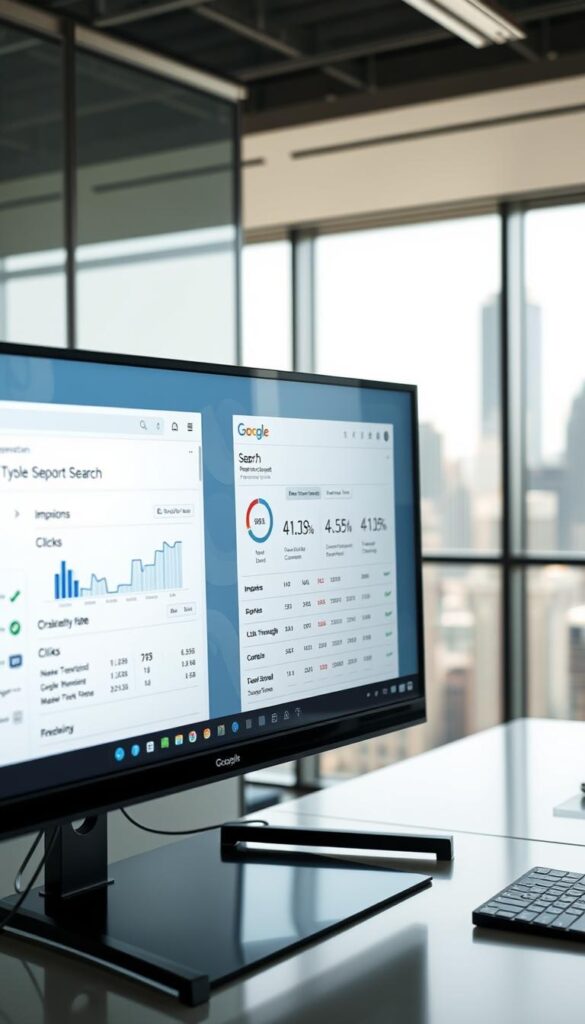 google search console search performance report