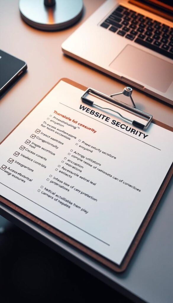 website security checklist