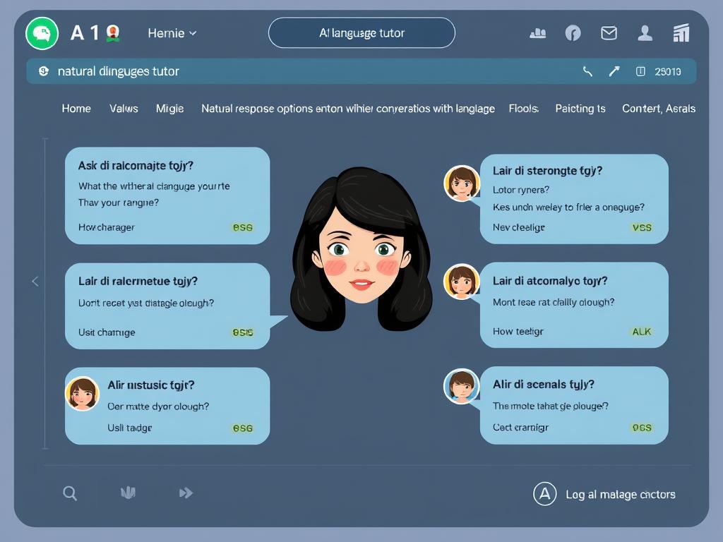 AI language tutor demonstrating natural dialogue capabilities