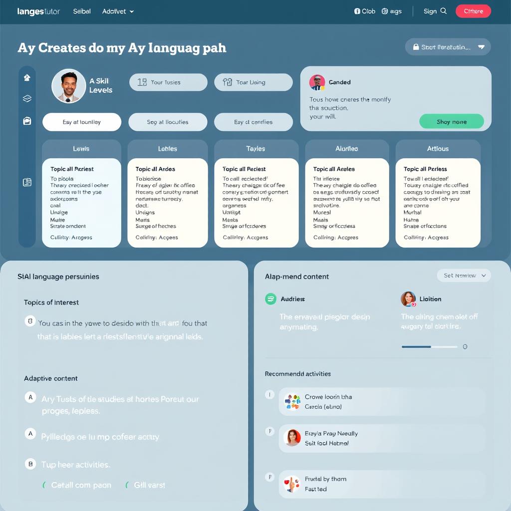 AI tutor providing personalized learning path to student