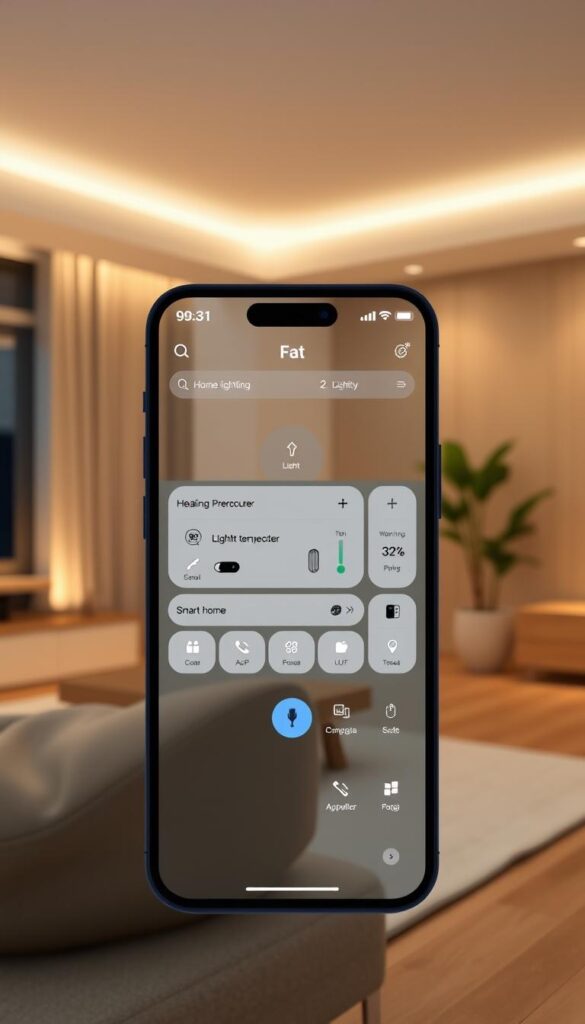 home automation app design